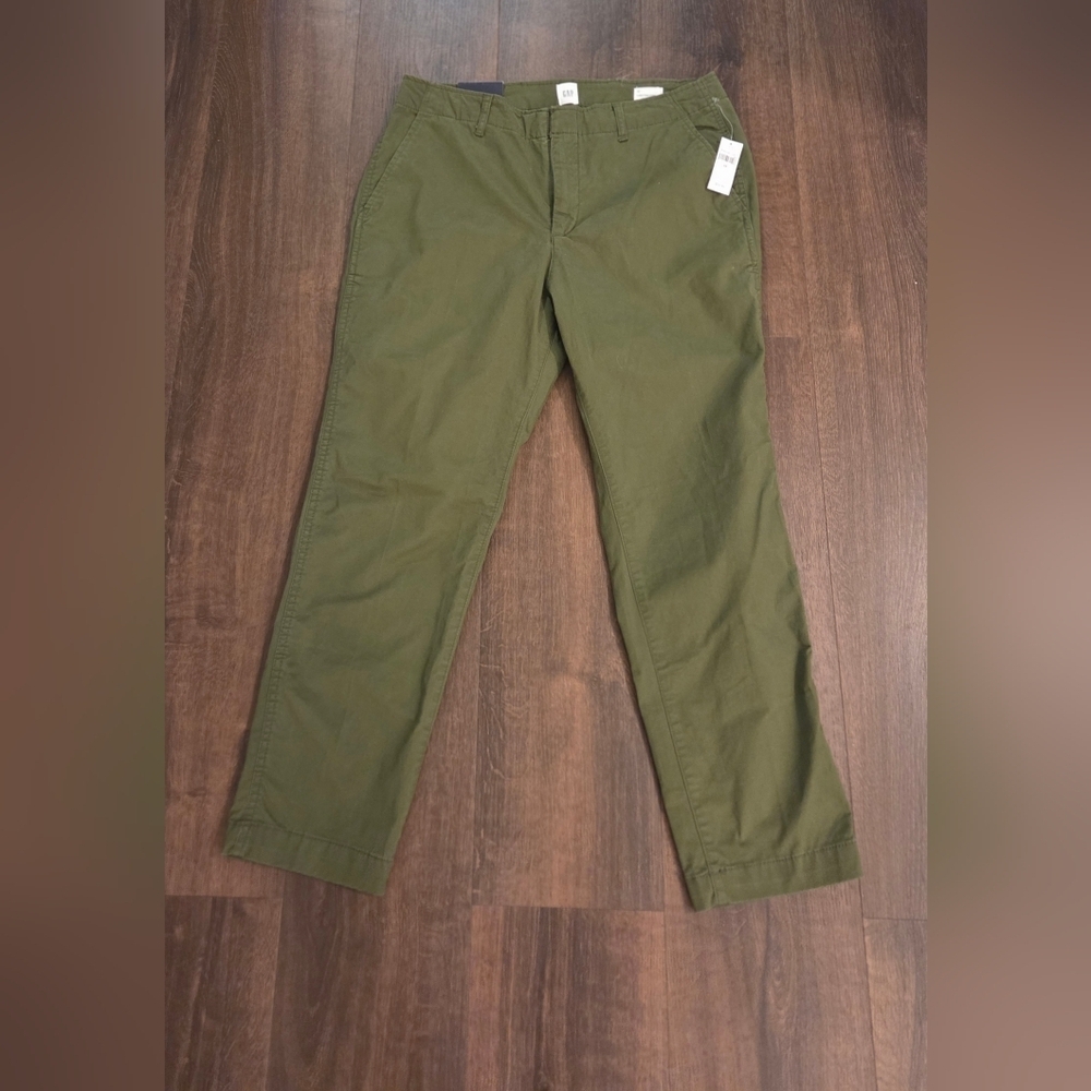 Nwt Gap Women's Olive Chinos